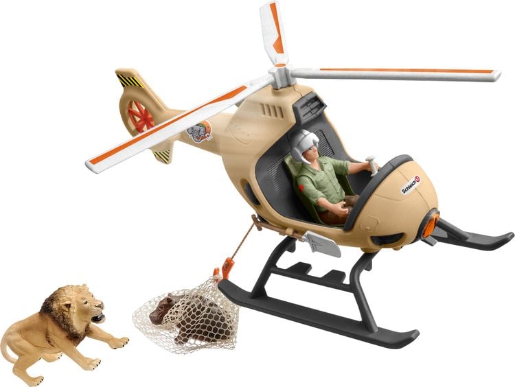 Wildtiere werden mit Hubschrauber überwacht Wildtiere werden mit Hubschrauber überwacht